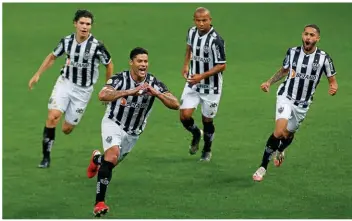  ?? ?? Holders…Atletico Mineiro lifted last season’s title
