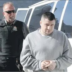  ??  ?? Jason Dunlop is shown arriving at court in Regina earlier this year.