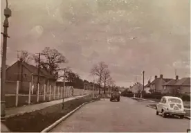  ?? Picture courtesy of the Whitley Community Museum ?? FALL IN: This photograph from the 1970s was taken from Whitley Wood Road, with Wentworth Avenue on the right and RAF houses on the left.