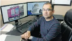  ?? LARRY WONG/EDMONTON JOURNAL ?? Engineer Sanat Pokharel designed earthquake-resistant homes in Nepal that he says withstood last month’s quake.