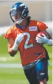  ?? David Zalubowski, The Associated Press ?? Broncos running back Phillip Lindsay works out this week at Dove Valley.