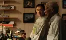  ?? Photograph: Jeong Park/ Metro Goldwyn Mayer Pictures ?? Unlikely friendship … Florence Pugh and Morgan Freeman in a scene from A Good Person.