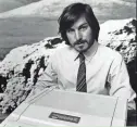  ?? ASSOCIATED PRESS ?? Apple Computer Inc. co-founder Steve Jobs introduces the new Apple II in Cupertino, Calif., in 1977.