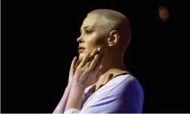  ??  ?? Rose McGowan’s lawyers described a ‘sprawling smear campaign’ against her. Photograph: Murdo MacLeod/The Guardian