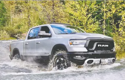  ?? PHOTOS: DEREK MCNAUGHTON/DRIVING ?? The 2020 Ram 1500 Rebel has the equipment to handle just about anything that comes your way.