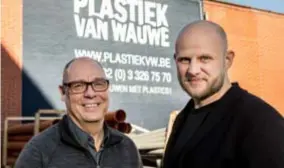  ?? FOTO WALTER SAENEN ?? Rudi Dillen en Jeroen De Bruyne.