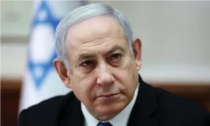  ?? Photograph: POOL/Reuters ?? The Israeli prime minister, Benjamin Netanyahu, has been charged with bribery, fraud and breach of trust in three separate corruption cases.