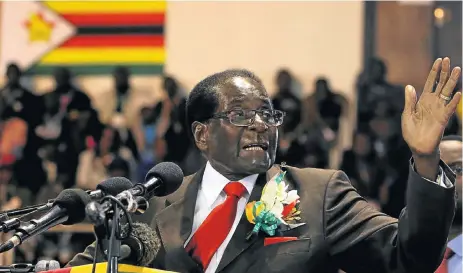  ?? /Reuters ?? Economic ruin: Ousted Zimbabwe president Robert Mugabe is said to have taken his loss of power well. The nonagenari­an is accused of brutal repression and bringing the country to economic ruin and critics are calling for justice. They fear his...