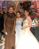  ??  ?? Linda Legaspi-Rosal, Ana Rosal and Sea Princess