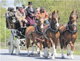  ??  ?? Kilmartin to Lochgilphe­ad carriage ride tickets are on sale.