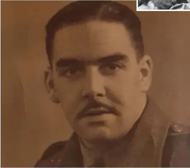  ?? ?? Sergeant-Major Robert Shaw during the war