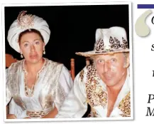  ??  ?? PARTY PALS: Lord Glenconner with his close friend Princess Margaret in Mustique in 1976