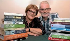  ??  ?? Wellington couple Dennis and Margaret Dawson are two of just 40 people picked to commemorat­e the centenary of New Zealand’s involvemen­t in the Battle of the Somme.