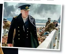  ??  ?? Daunting task: Kenneth Branagh as the Royal Navy officer who has to evacuate an army