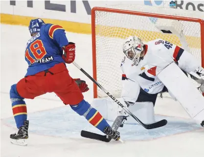  ?? FOTO: LEHTIKUVA / RONI REKOMAA ?? Jesse Joensuu blev hockeyprof­fs som tonåring.