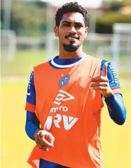  ??  ?? Hernane fez gol nos últimos dois jogos e espera manter o embalo