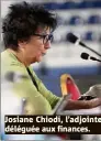  ??  ?? Josiane Chiodi, l’adjointe déléguée aux finances.