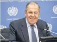  ?? ?? Lavrov: Visiting Africa and prepping for Putin’s arrival