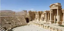  ??  ?? The theatre in the ancient Syrian city of Palmyra, which fell into the hands of the Isil jihadist group until March 2017