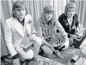  ?? ASSOCIATED PRESS ?? Emerson, Lake and Palmer in 1972: from left, Greg Lake, left, Keith Emerson and Carl Palmer.