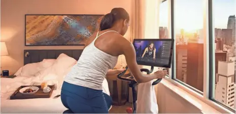  ?? WESTIN ?? Travelers have a variety of sophistica­ted fitness options at home and expect the same when they’re on the road, hoteliers say.