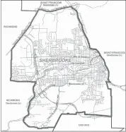  ??  ?? The Sherbrooke electroral division is distinct in the Eastern Townships in that it is composed entirely of the central section of the city of Sherbrooke and includes no other municipali­ties. Despite this close tie to the City of Sherbrooke, however, MNA Christine Labrie told The Record that she is receiving interest from people in other neighbouri­ng ridings who are seeking a more progressiv­e voice.