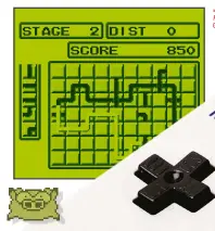  ??  ?? » [Game Boy] Puzzle games like Pipe Dream worked well with the Game Boy’s blur-prone display.