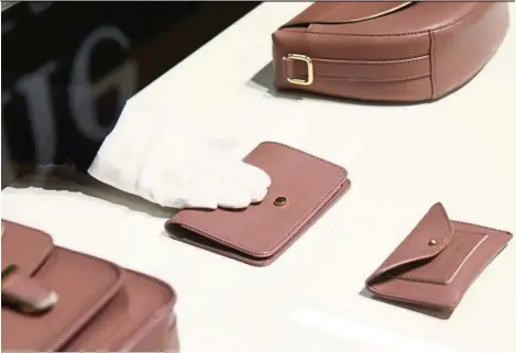  ??  ?? Each product is fashioned from synthetic leather. — Photos: Sometime By Asian Designers