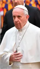  ??  ?? Pope Francis visits Ireland this weekend