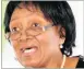  ??  ?? Social Developmen­t MEC Wesiswe Thusi answers our questions.