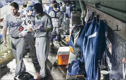  ?? Robert Gauthier Los Angeles Times ?? CLAYTON KERSHAW, left, says he feels an extra sense of urgency this October because of the Dodgers’ past postseason failures.