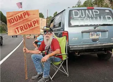  ?? Foto: AFP ?? Donald Trumps Rückhalt bei der amerikanis­chen Bevölkerun­g schwindet.