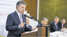  ?? CORTESÍA PRESIDENCI­A ?? Juan Manuel Santos Calderón, presidente de Colombia.