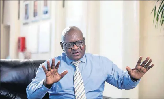  ?? Photo: Oupa Nkosi ?? Mr Fix-it: Even if the ANC loses Gauteng in 2019, Premier David Makhura hopes the work he’s doing won’t be overturned.