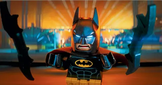  ??  ?? The Lego Batman Movie is set three years after the events of The Lego Movie.
