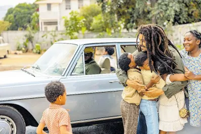  ?? AP ?? This image released by Paramount Pictures shows Kingsley Ben-Adir in “Bob Marley: One Love.”