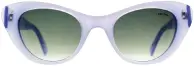  ??  ?? Alice sunglasses, £187, blackeyewe­ar.com