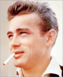  ??  ?? James Dean made only three films but became a Hollywood icon after his death at the age of 24