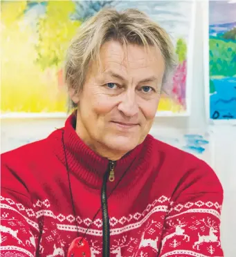  ?? Foto: Ulrika MALM/SVT ?? Efter två säsonger av ”Vänligen Lars Lerin” var konstnären sugen på att göra något annat.