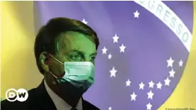  ??  ?? Brasiliens Präsident Jair Bolsonaro trägt ungern Maske