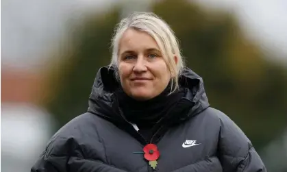  ?? Photograph: Jason Cairnduff/Action Images/ Reuters ?? Emma Hayes will leave Chelsea at the end of the season to take over as the US women’s coach.