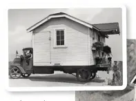  ??  ?? ABOVE Edgar Jessop’s personal Spagabago – one of the first motorhomes used by an elite rider at GP events.