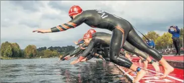  ??  ?? El Triatlón ProTour celebrado el año pasado en Pontevedra, de carácter nacional.