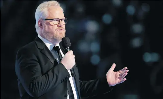  ?? MATT SAYLES/FILES ?? Comedian Jim Gaffigan has graduated from soft-seat theatres, such as Calgary’s Jubilee Auditorium, to arenas such as the Saddledome, which he will play on Jan. 19.