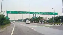  ??  ?? The bridge, once complete with the approach road will also be useful for commuters who want to travel between Noida, Greater Noida and Ghaziabad.