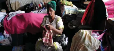  ?? HENK KRUGER African News Agency (ANA) ?? CLEMENT Uwimana from Burundi at a refugee camp in Bellville. |