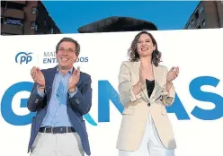  ?? ?? Acto de apertura de campaña del Partido Popular de Madrid.