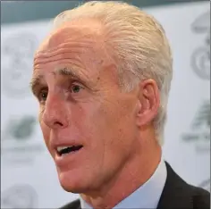  ??  ?? Mick McCarthy.