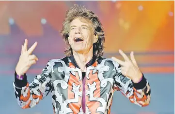  ??  ?? Jagger of the Rolling Stones performs during a concert of their ‘No Filter’ European tour at the Orange Velodrome stadium in Marseille, France, on June 26, 2018. — Reuters file photo