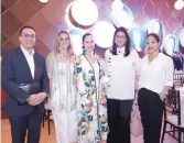  ??  ?? BIGGER THAN BALLET Ayala Foundation president Ruel Maranan, Sofia Zobel Elizalde, Mia Borromeo, Mariana Zobel, and Kit Zobel AMERICAN BALLET STARS Ruel Maranan, Gino Gonzales, Joowon Ahn, Sascha Radetsky, Blaine Hoven, Jose Sebastian, Arron Scott, and...